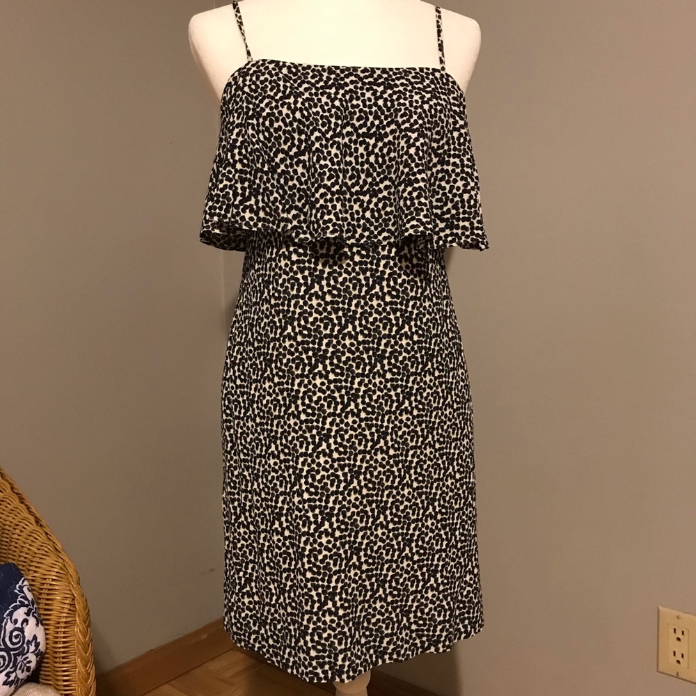 J Crew NWT dots tiered top layered 90s inspired style sundress   2